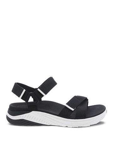 Chaussures de Marche Dansko Racquel Webbing Femme Noir | FR 897VRW